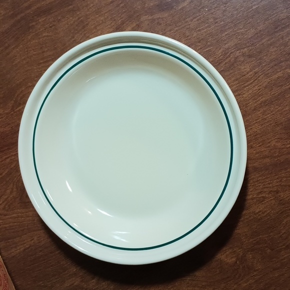 Longaberger Pottery Pie Plate USA Heritage Green NIB - Picture 5 of 8